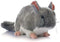 12-Inch Simulation Chinchilla Plush Toy Plush Stuffed Toys (Black)