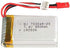 Itexkun 2 7.4V 850mAH 20C 703048 U829A U829X X600 Pcs Lipo Battery JST Plug for UDI MJX Remote Control Car Boat Drone