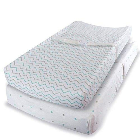 Baby Changing Pad Covers - 2 Pack - for Boys Girls Neutral