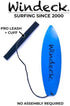 Blue Bomber Finger Surfboard Mini Hand Surf Toy with Grip Tape & Leash | Pocket-Size Road Trip Gift for Kids, Skaters &