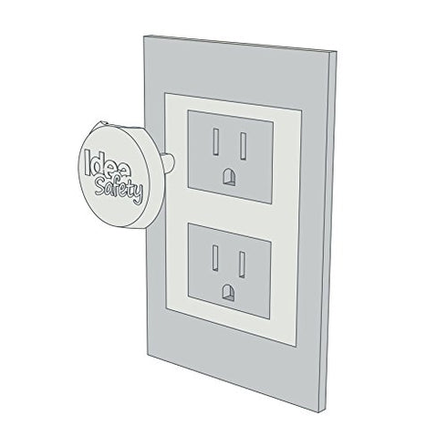 Outlet Plugs Covers, 40 Pack, Clear Child Baby Proof Electrical Protector Safety Caps.