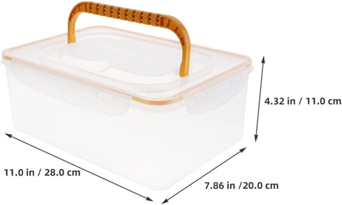 Set 2PCS SOLUSTRE Breastmilk Storage Container Freezer Organizer for Breastmilk Bags Leak-Resistant for Fridge
