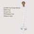 2 Pack Silicone Pacifier Clip Holder for Baby, Fits Most Pacifier Styles, BPA-Free, (Black & White)