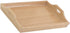 Toddmomy Dollhouse Miniature Tray - Wooden Serving Tray for Crafts, Dollhouse Accessories