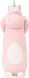 MorisMos 36.2" Unicorn Body Pillow, Large Hugging Pillow Stuffed Animal, Soft Plush Toy for Kids, Pink