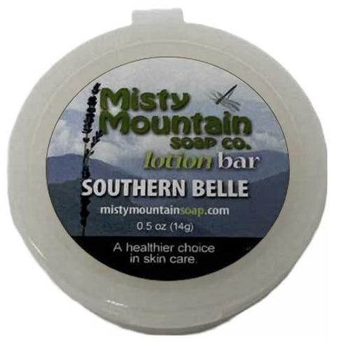 Misty Mountain Soap Co. Southern Belle - Solid Mini Lotion Bar - Made with Natural Oils