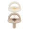 Itzy Ritzy Silicone Pacifiers for Ages 6-18 Months Itzy Soother Pacifiers Feature