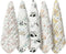 ihaveababy Baby Washcloths - Natural Cotton Baby Wipes - Soft Newborn Face Towel