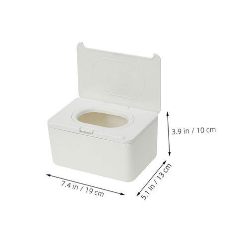 Generic 2pcs Portable Wipes Holder for Adult Durable Wet Wipes Dispenser Versatile Storage Container for Bathroom