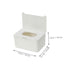 Generic 2pcs Portable Wipes Holder for Adult Durable Wet Wipes Dispenser Versatile Storage Container for Bathroom