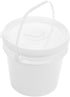 GLEAVI Portable Wipes Dispenser Bucket with Lid Refillable Wet Wipes Holder for