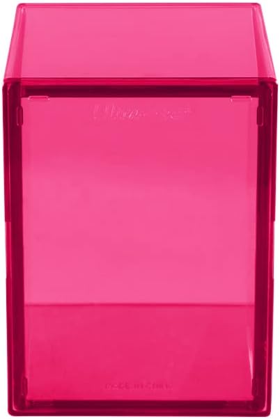 Ultra Pro Eclipse 2-Piece Deck Box: Hot Pink for Pokemon, MTG, Baseball, Basketball, Football Card Storage