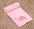 Set Girls,5 Pink Cartoon Elephant Crib Bedding for Piece-Crib Sheet/Crib Skirt/Quilt/Blanket/Diaper Bag