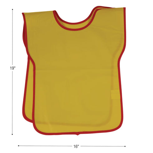 Colorations Easy-On Kids Art Smock – Latex-Free, Easy to Clean, Sleeveless, Measures 19” x 16” for Painting and Crafting