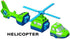 POPULAR PLAYTHINGS Magnetic Mix or Match Vehicles 2 Toy Play Set, 12 Pieces
