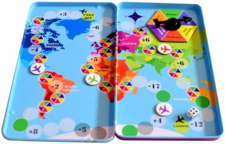 The Purple Cow Magnetic Game Box - Jet Setter - For Kids and Adults