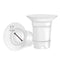 Maymom Flange Inserts 17 mm for Medela, Compatible with Spectra 24 mm Shields, 2pc Each