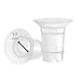 Maymom Flange Inserts 17 mm for Medela, Compatible with Spectra 24 mm Shields, 2pc Each