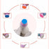 FairOnly Trimmer Set Baby Battery Electric Safe Nail Clipper Newborn Toddler Toes Fingernails Care Light Blue