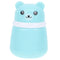 HAKIDZEL Baby Powder Puff Box Adorable Bear Design Blue Case Newborn to Adult
