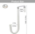 joaoxoko Hook2pcs Potty Seat Multifunctional Potty Hook for Kids Towel Organizer Heavy Duty Organizer HooksZ Shaped