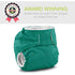 Rumparooz G3 Gusset 2 (6-55+ lbs) Kanga Care Stay Dry Cloth Diaper Reusable One Size Pocket Diaper Patented Inner