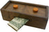 Puzzle Box Enigma Secret Explorer - Wooden Magic Trick Lock Gift Card Holder with Hidden Compartment Piggy Bank