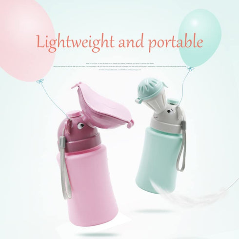 Travel-Friendly Portable Potty for Kids - Ideal for Car and Camping (Pink)