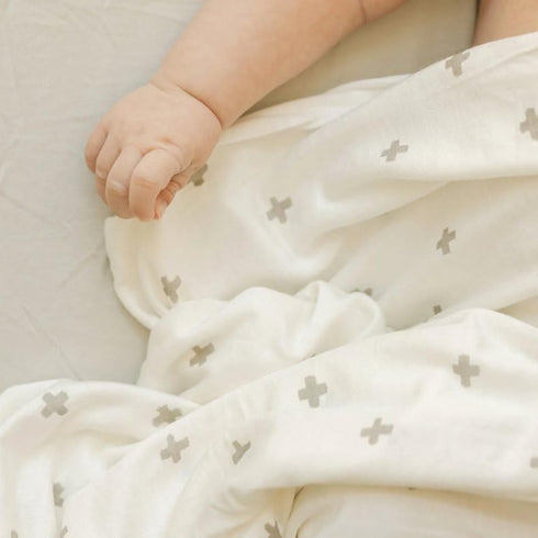 Little Unicorn Premium Stretch Knit Swaddle Blanket | Super Soft with Optimal Stretch & Breathability for swaddling