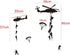 Army Wall Decors for Wall, Military Airplane Helicopter Vinyl Stickers for Teens Boys Bedroom Kids Room (TM-16).