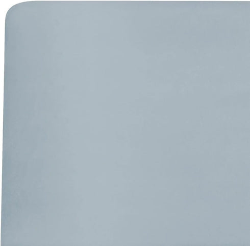 Ultra-Gentle Bamboo Fitted Crib Sheet - Kyte Baby in Fog