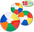 Balls(18 Pack), Swimming Summer Set 20 (6), 16 (6) 12 (6) JOYIN Rainbow Beach Inflatable Pool Toys for Water Games Kids