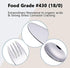 ANNOVA Kids Silverware Set, 6 Pieces Childrens Flatware Stainless Steel (6FS, Rabbit)