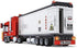 General Jim's Big Red Semi-Truck Building Blocks Vehicle | Compatible with Lego and Major Brick Brands