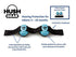 Mommy's Helper Hush Gear Noise Cancelling Headphones for Infants, Ear Protection (Blue)