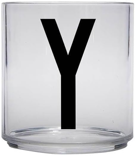 Design Letters Tritan Dinnerware Cups for Kids - A-Z 6 Oz Unbreakable Tableware for Baby Feeding