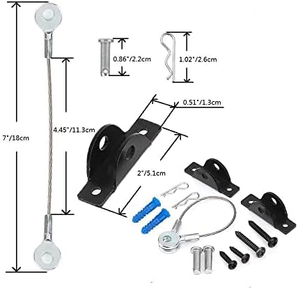 Furniture Anchors Anti-Tip Kit, 6 Pack Straps for Baby Proofing, Secure 400 lbs Cabinet Safety