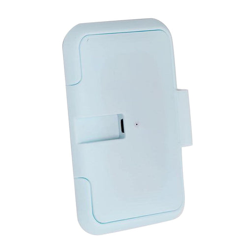 USB Powered Baby Wipe Warmer with Dual Layer Cover - Blue