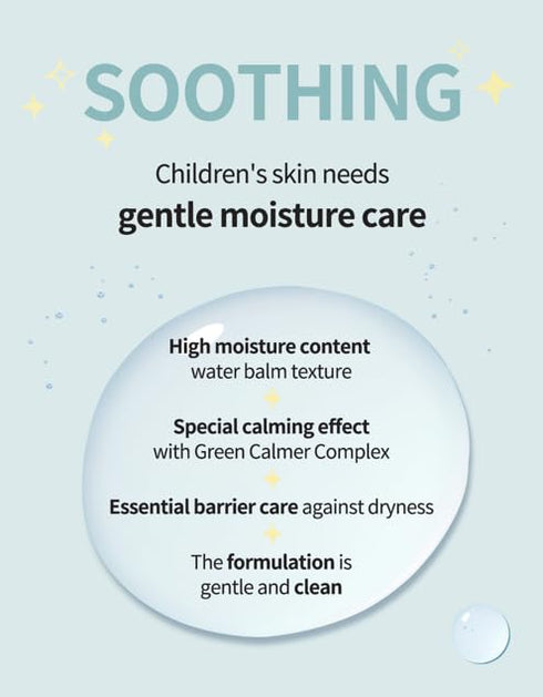 JUNGSAEMMOOL KIDS Waterful Soothing Stick | Lip and Cheek Balm, Healing Balm Stick, Baby Face Balm Stick, Chapped Face