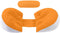 KURFSDUE ComfyMom U-Shaped Pregnancy Pillow for Full Body Support - Orange and White,