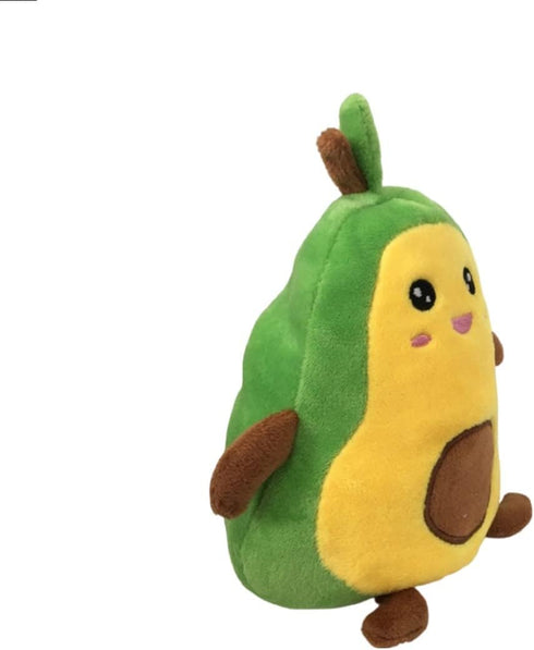 Avocado Reversible Mood Plushie Stuffed Animal - Double-Sided Green and Yellow - Show Your Mood Without Saying a Word