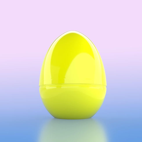 6 Inch 12-Pack 6" (12-Pack) Jumbo Fillable Easter Eggs, Colorful Bright Plastic Easter Eggs, Perfect for Easter Egg