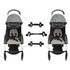 Tandem Stroller connectors, Universal Stroller Pushcair Connector Twin Stroller Connector