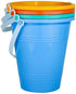 Holady 8 Inch Summer Large Sand Beach Buckets Pail,Sand Bucket Water Bucket for Beach Fun Great Party Accessory