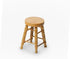 ERINGOGO 8 Pcs Dollhouse Stool - 1:12 Miniature Round Stool Dollhouse Round Stool & Bar Counter Chair Ornament