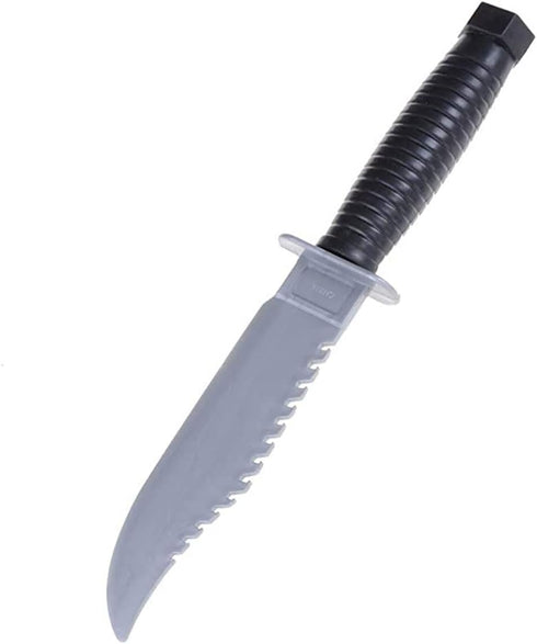 3pcs Fake Knife Realistic Toy Weapon Plastic Prop Dagger Trick Blade for Halloween Fools Day Party Cosplay Joke Gadget Prank Gag