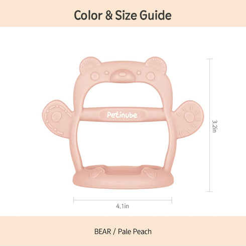 3+ Pack 1) Baby Wrist Silicone Teether Soothing Pacifier for Infants Months Babies Made in Korea Anti-Dropping
