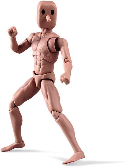 SOUFORCE 1/12 Scale Wide Shoulder Male Action Figure 6in Flexible Notaman Square Head