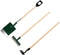Miniature Dollhouse Garden Tools, 3PCS Mini Doll House Working Accessories, 1:12 Scale Shovel Hoe Pitchfork
