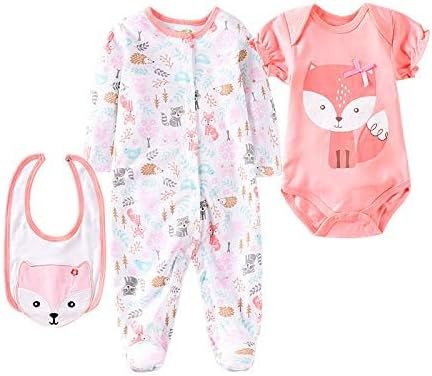 Reborn Girl Doll Clothes Red Fox Suit, Matching Outfit Accessories for 20-22 inch Reborn Baby Doll, 3pcs